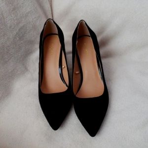 Ann Taylor Factory-Black, Block Heel Pump, Size 10